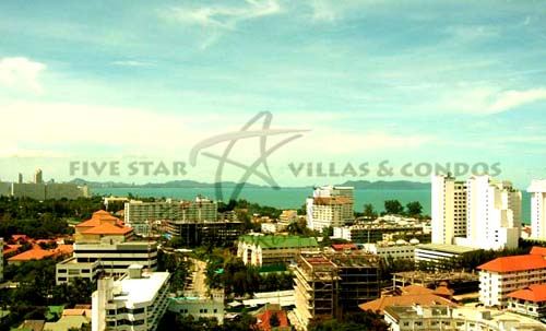Condominium for rent in Jomtien at View Talay 2A showing the view Condominium for rent in Jomtien at View Talay 2A showing the view
